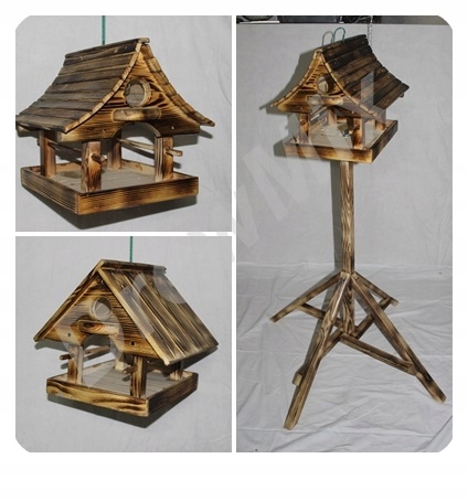 Karmnik Dla Ptaków Zimujących Drewniany BudkaDOMEK