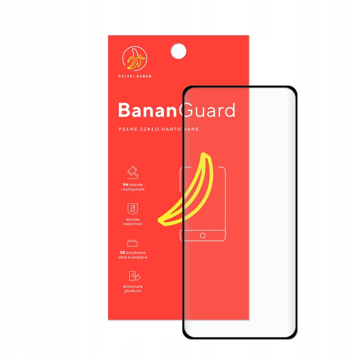 Szkło hartowane 5D BananGuard pełne do Motorola Edge 40 Neo