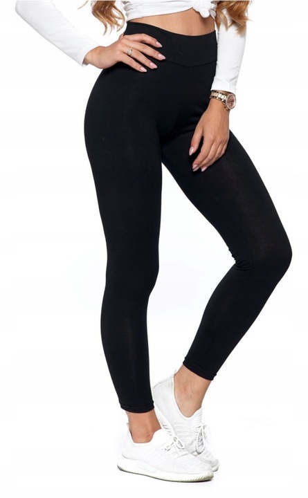 Legginsy Wysoki Stan Kryjące Getry Klasyczne Miękkie Miękkie MORAJ L/XL