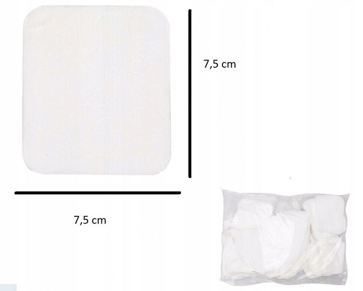 PŁATKI WACIKI KOSMETYCZNE BAWEŁNIANE 500g Prima Derma