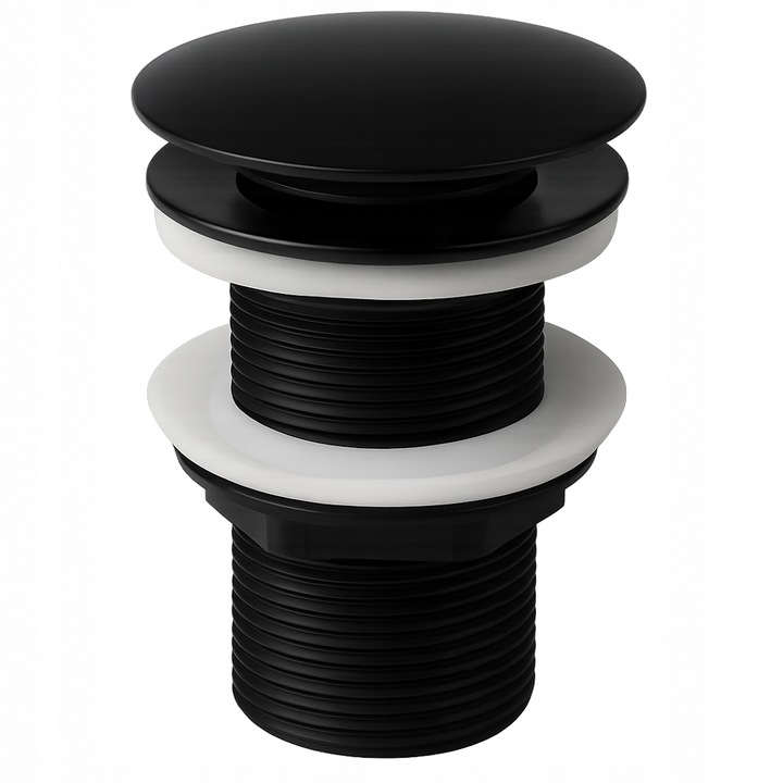 VELDMAN Korek klik-klak czarny mat BEZ PRZELEWU BLACK MAT