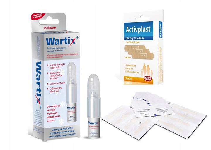Wartix, aerozol do wymrażania kurzajek, 38 ml