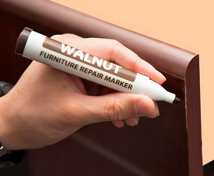 ZESTAW NAPRAWCZY MARKERY DO RYS NAPRAWY PANELI MEBLI DREWNA DRZWI WOSK