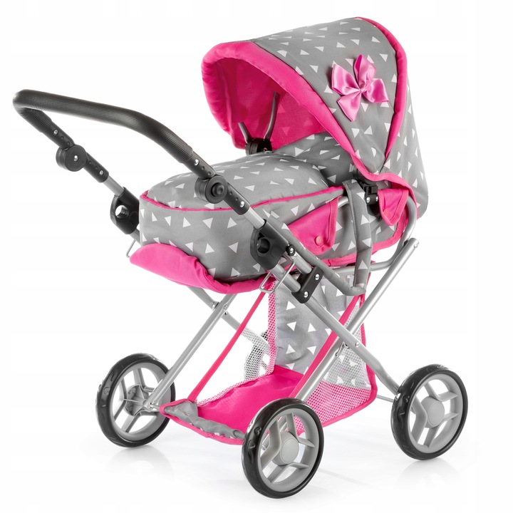 WÓZEK DLA LALEK GŁĘBOKI SPACERÓWKA GONDOLA 3w1 KINDERPLAY TORBA POŚCIEL