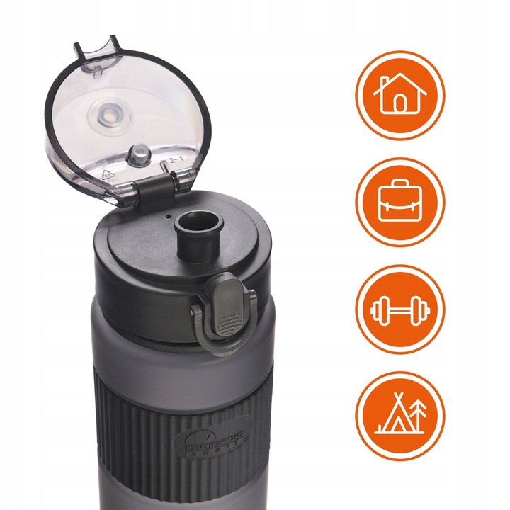 Butelka na wodę bidon tritan z blokadą BPAfree Majestic Sport 540 ml