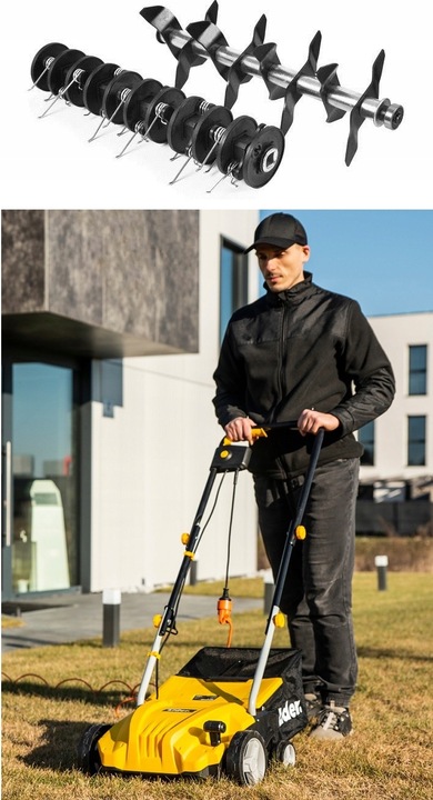 WERTYKULATOR AERATOR ELEKTRYCZNY 3W1 MOCNY +GRATIS