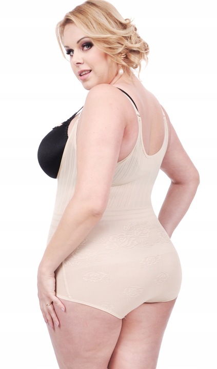 Orirose BODY mocno WYSZCZUPLAJĄCE brzuch MODELUJĄCE talię pośladki SIZE+