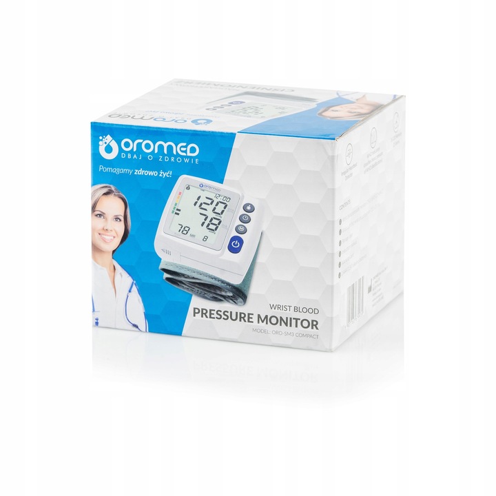 CIŚNIENIOMIERZ NADGARSTKOWY NA NADGARSTEK ETUI ARYTMIA LCD PAMIĘĆ