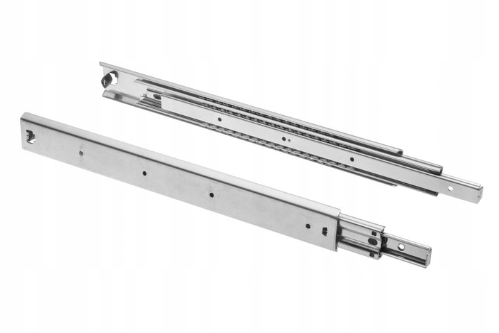 PROWADNICA KULKOWA GTV DO SZUFLADY H53 L500 100KG PEŁNY WYSUW MOCNA