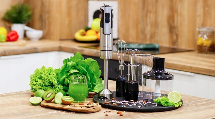 MOCNY BLENDER RĘCZNY WIELOFUNKCYJNY MIKSER NAJMOCNIEJSZY SILNIK OSTRZE