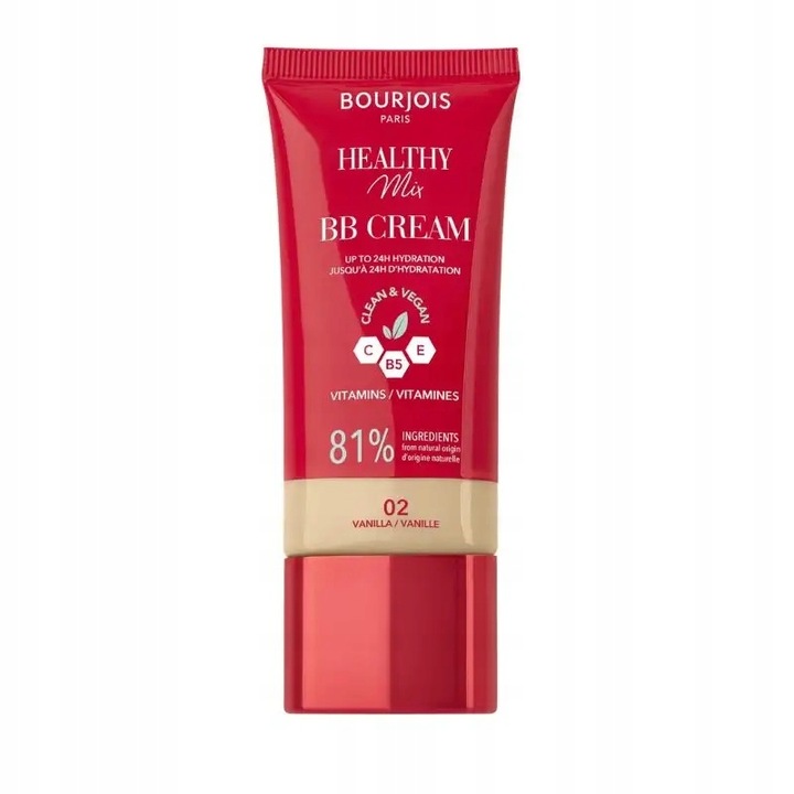 Bourjois Healthy Mix BB Cream lekki krem BB do twarzy 02 Vanilla 30ml