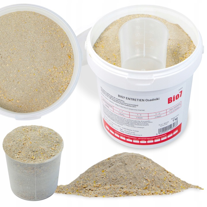 Bio 7 Entretien 1 kg BAKTERIE Oczyszczalnia 1 ROK | Bakterie Bio7
