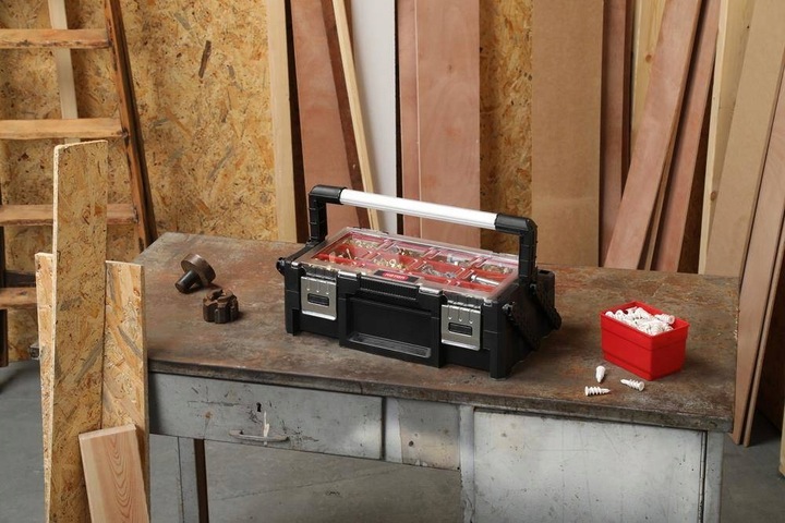 Skrzynka KETER Organizer na Kołki Wkręty Śruby Nakrętki Przynęty