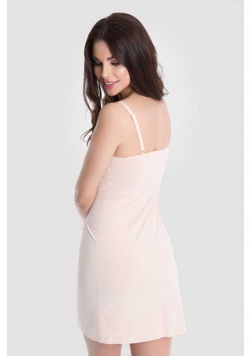 Julimex BEŻOWA HALKA WYGŁADZAJĄCA SOFT AND SMOOTH