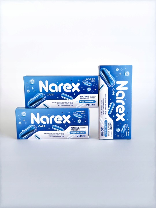 Narex Caps - probiotyk Narine - zestaw miesięczny