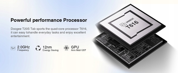 DOOGEE T20S Tab 15GB/128GB 10.4" Tablet,Android 14 7500mAh 1TB GPS WIFI SIM