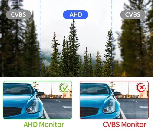 MONITOR EKRAN SAMOCHODOWY AHD LCD 5" CVBS AHD 1080P