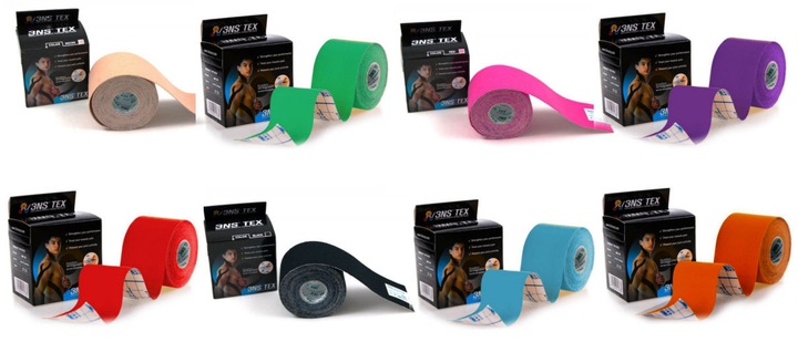 Plastry kinesiology taping Taśma MEDYCZNA do oklejania tape tejpy 3NS tex
