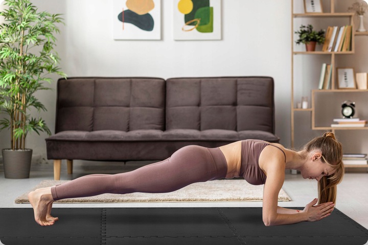 MATA DO ĆWICZEŃ GIMNASTYCZNA POD SPRZĘT DO SIŁOWNI PUZZLE 180x120 NEO-SPORT