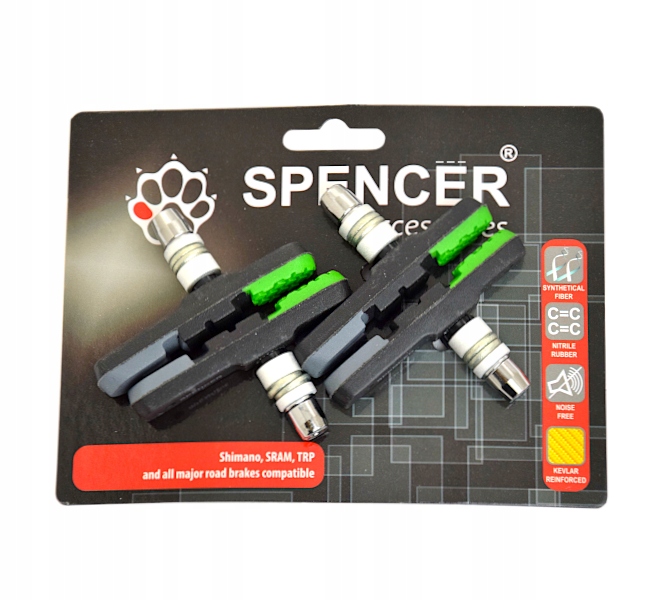 KLOCKI HAMULCOWE ROWEROWE V-BRAKE 2xKOŁA 2xKOMPLET