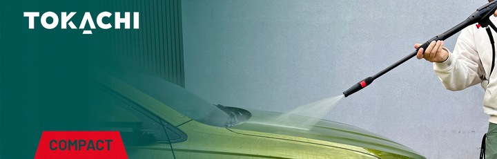 SAMOSSĄCA MYJKA CIŚNIENIOWA MOCNA POMPA 2000W TURBO DYSZA L6 ZWIJACZ