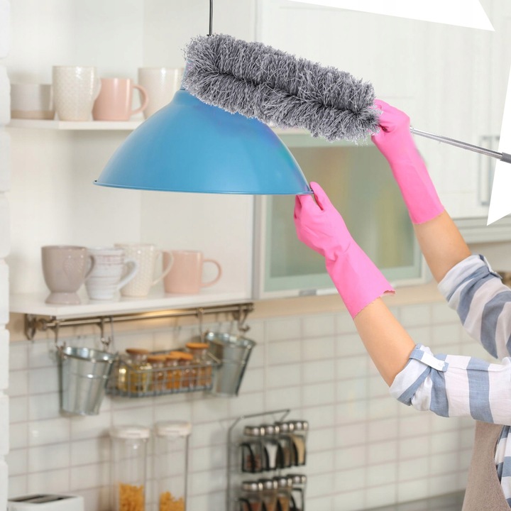 MIOTEŁKA DO KURZU długa 280 cm szczotka teleskopowa do pajęczyn zestaw x3