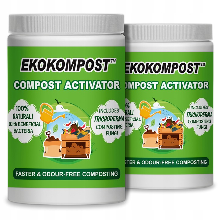 Koncentrat, przyspieszacz kompostowania aktywator kompostu EKOKOMPOST