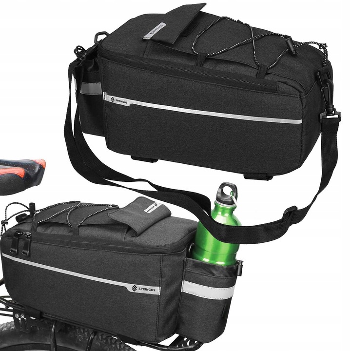 SAKWA ROWEROWA TORBA NA BAGAŻNIK ROWEROWY TERMICZNA POJEMNA DUŻA 8,5l KUFER