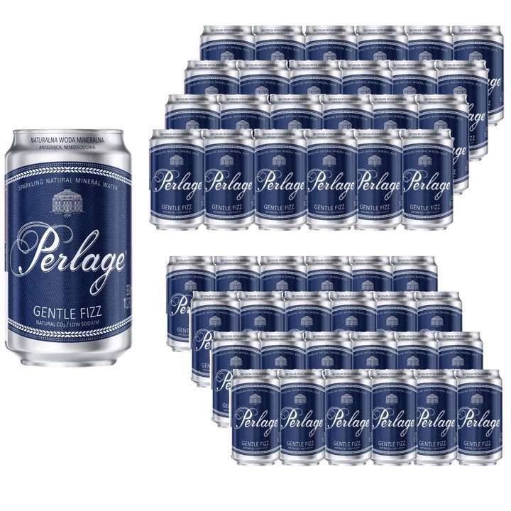 Cisowianka Perlage woda musująca 330 ml 48 sztuki