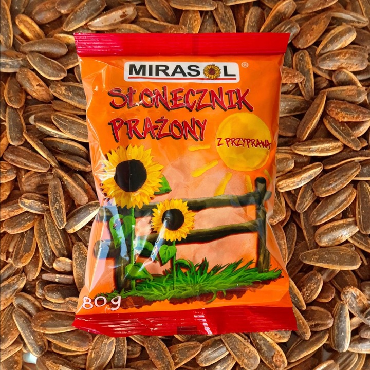 SŁONECZNIK 80g Z PRZYPRAWĄ MIRASOL DUŻE ZIARNO