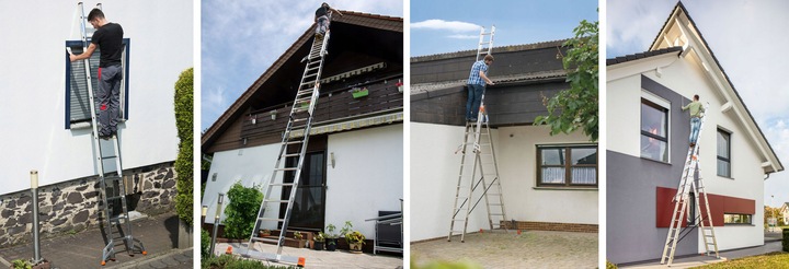 KRAUSE MONTO Tribilo drabina 3x10 szczebli 129680 7,65m