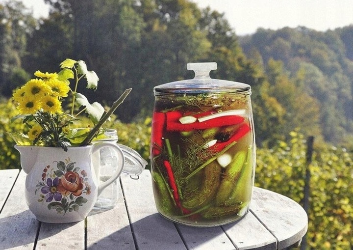 SŁÓJ SZKLANY POJEMNIK 4L SŁOIK NA OGÓRKI KUCHENNY OZDOBNY Z POKRYWĄ CANDY