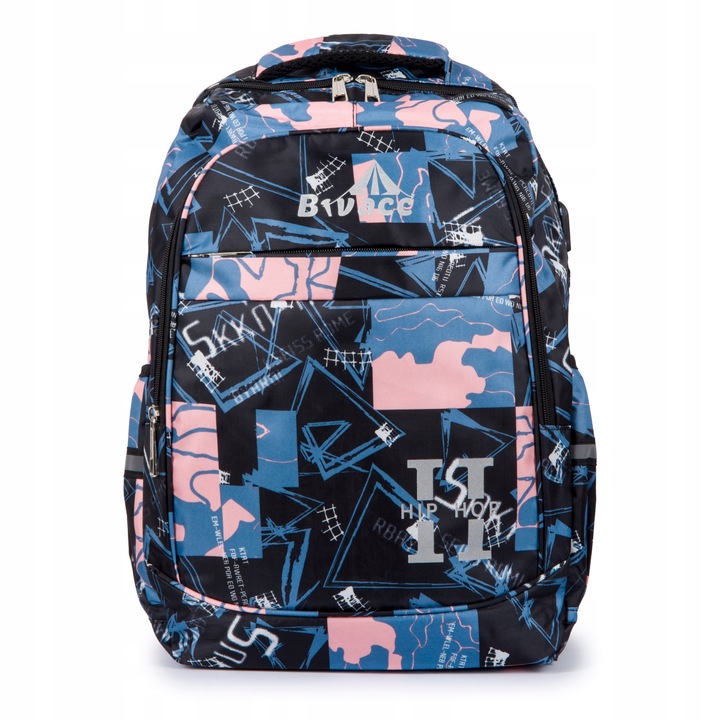 Tornister szkolny plecak młodzieżowy we wzory Duży 24L 3 kolory Klasa 4-8