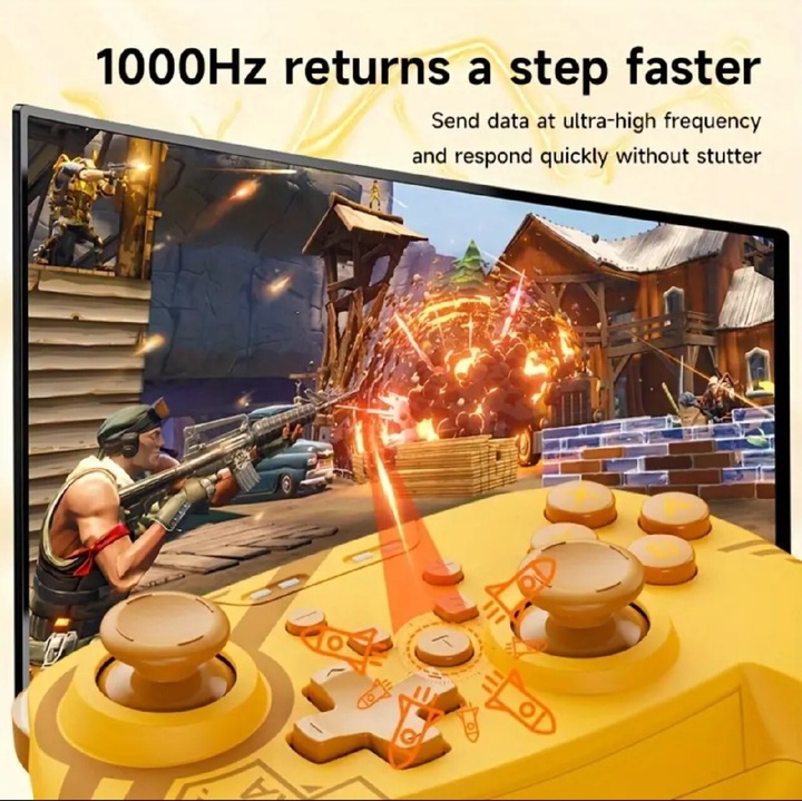 Bezprzewodowy Joystick Pad Bluetooth LED Switch PC Android iOS Steam Deck