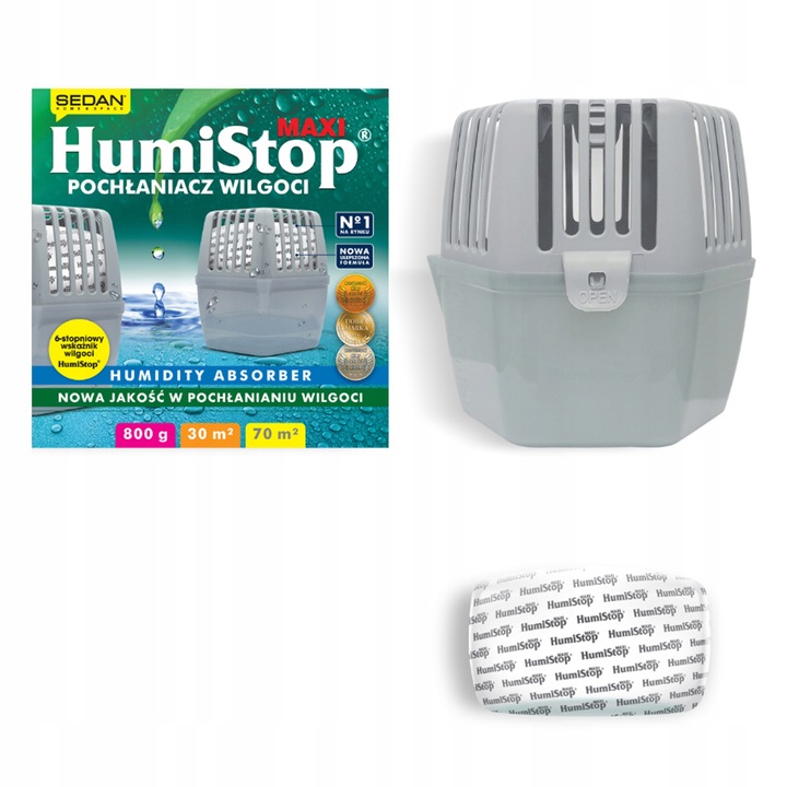 POCHŁANIACZ WILGOCI HUMISTOP MAXI ZE WSKAŹNIKIEM !