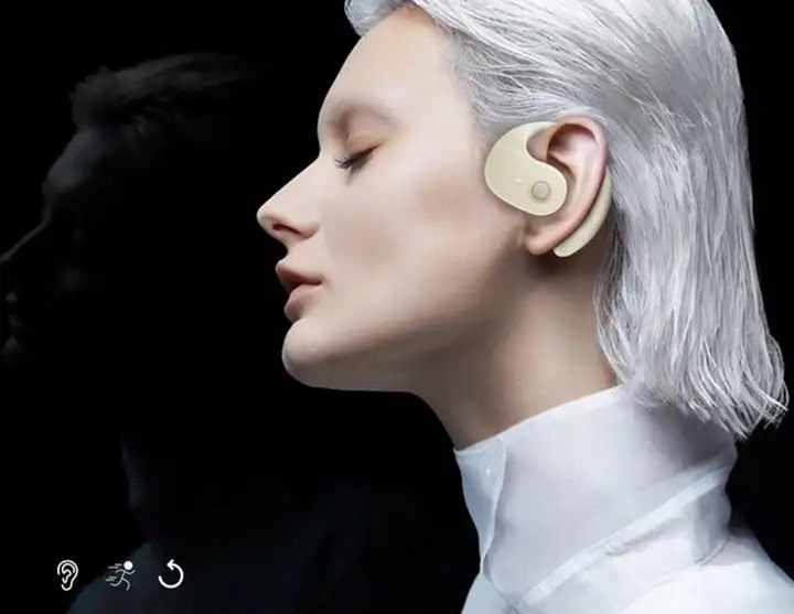 SŁUCHAWKI BEZPRZEWODOWE ZAUSZNE BLUETOOTH 5.3 JM13 2024 SPORTOWE