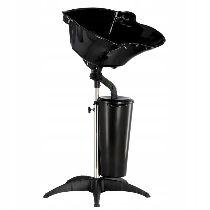 Przenośna myjka myjnia fryzjerska na statywie regulowana mobilna + zbiornik