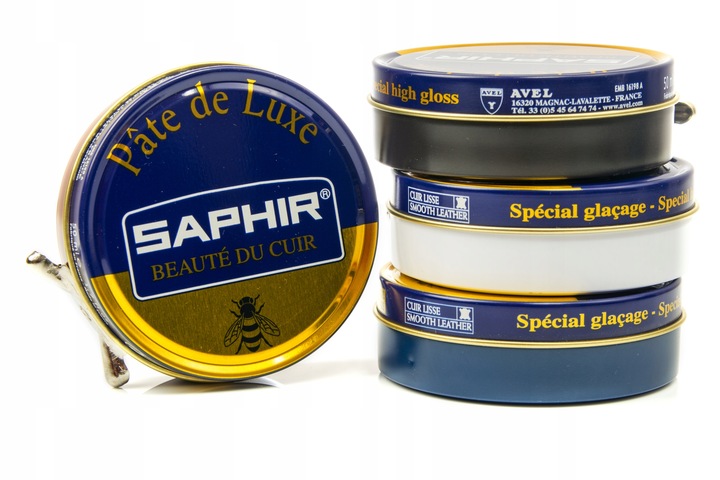 SAPHIR PATE DE LUXE NAJLEPSZA PASTA WOSK DO OBUWIA BUTÓW - 02