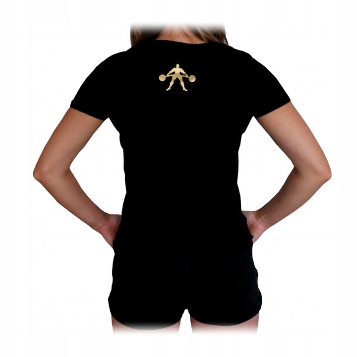 T-Shirt Koszulka Damska SM Siłownia Trening SMPOWER r. M