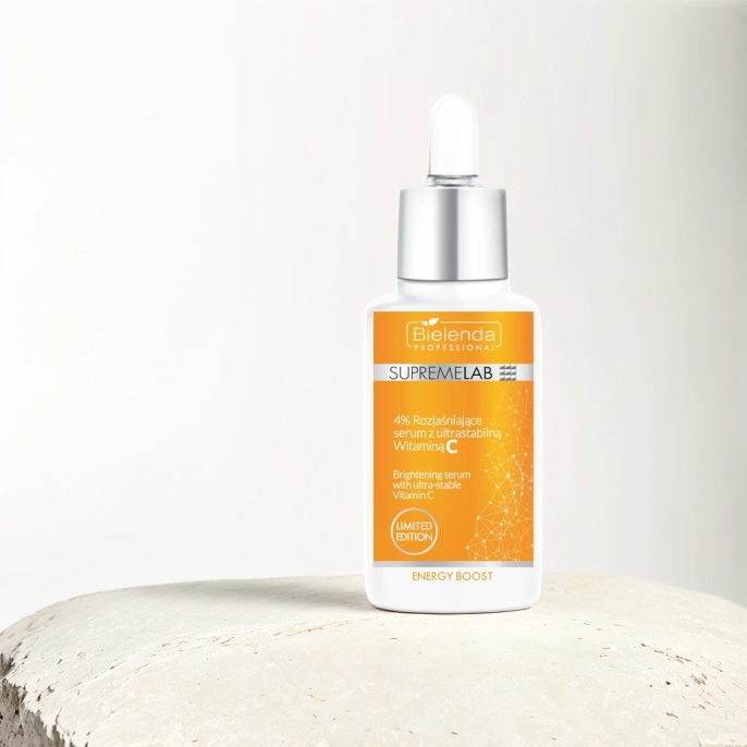 BIELENDA SERUM DO TWARZY SUPREMELAB 4% ROZJAŚNIAJĄCE Z WITAMINĄ C 30ML