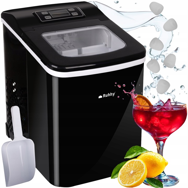 Kostkarka do Lodu Ruhhy Domowa Maszyna Ekspresowy Lód 12 kg