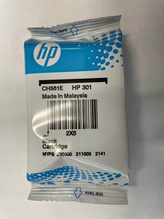 Tusz HP 301 czarny (black) CH561EE