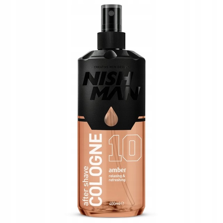 NISHMAN Woda po goleniu 10 Amber 400ml