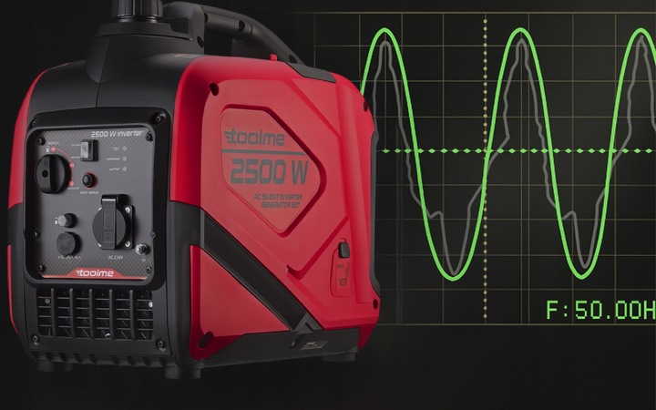 INWERTOROWY 2500W AGREGAT PRĄDOTWÓRCZY AVR+2x BRIGGS Toolme TM600
