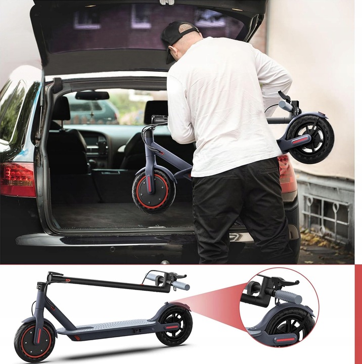 JUICEASE TX01 Składany skuter elektryczny 350W 36V 25KMrange 8.5“ + APP