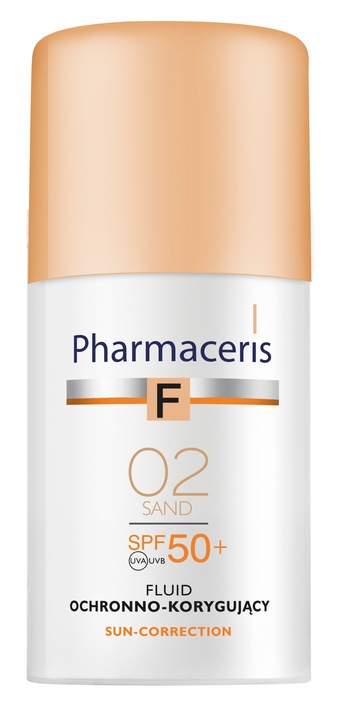PHARMACERIS F FLUID KORYGUJĄCY SPF 50+ 02 SAND