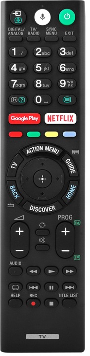 PILOT DO TELEWIZORA SONY SMART GOOGLE PLAY NETFLIX VOICE BATERIE