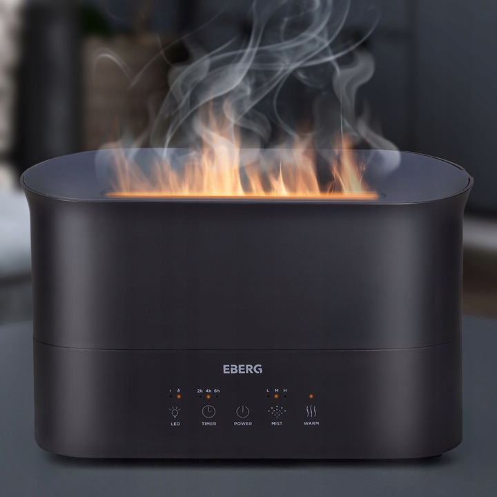 Nawilżacz powietrza EBERG LUMO 2,2l aromaterapia kominek 3D efekt