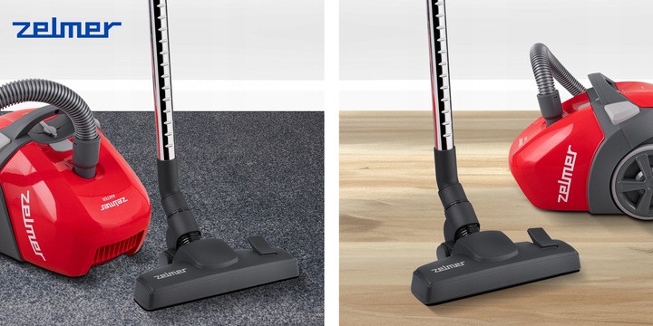 ODKURZACZ WORKOWY ZELMER ANTEK TRADYCYJNY Z FILTREM HEPA +KOŃCÓWKI ECO