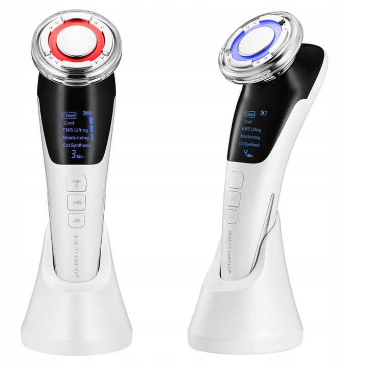 Masażer do twarzy RF EMS Ultradźwięki Foton Krioterapia Mezoterapia